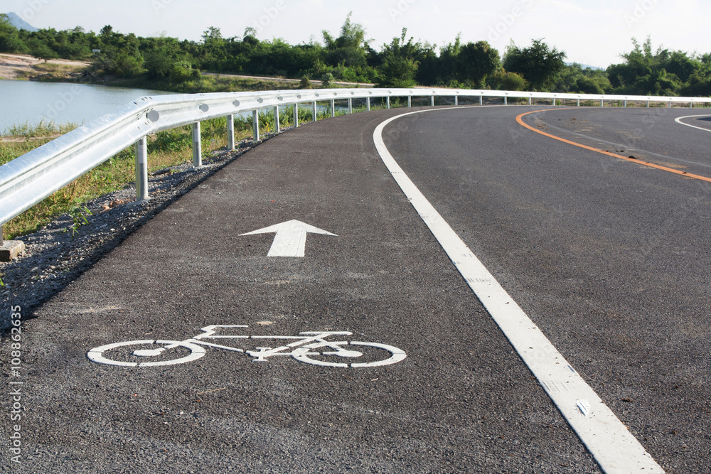 Obraz premium bicycle lane