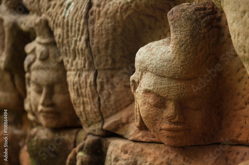 Carvings in Angkor