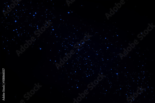 abstract dark night sky with stars