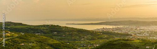 Panorama area of Koper, Slovenia