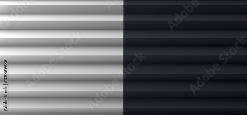 Pleated Black and White Copy Space