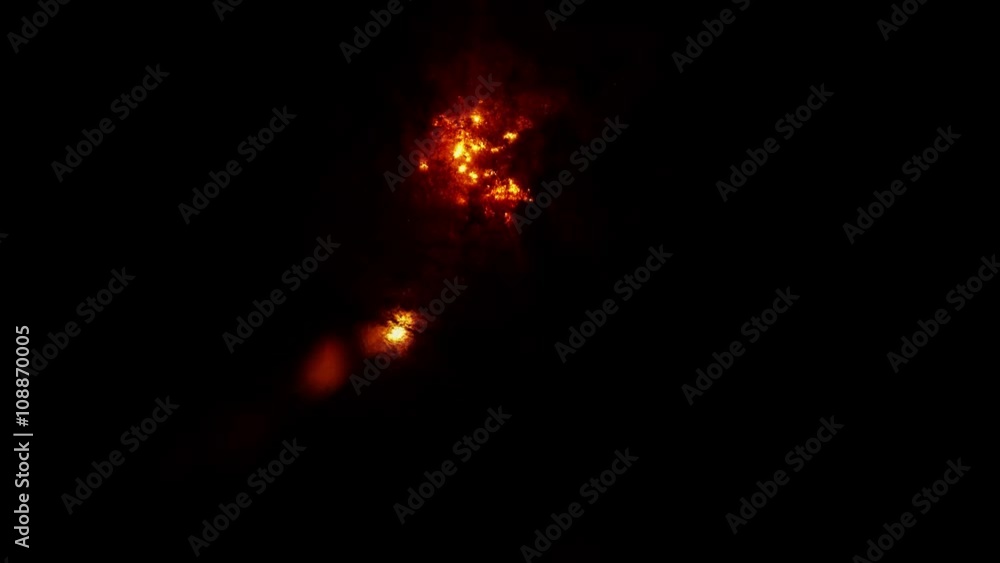 Steel Wool Sparkling Burning in Different Directions in Pitch Darkness Steel Wool Sparkling Burning in Different Directions in Pitch Darkness