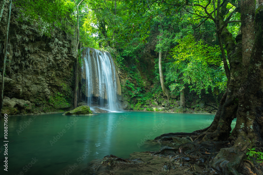 Erawan waterfall, Located Karnjanaburi Province , Thailand