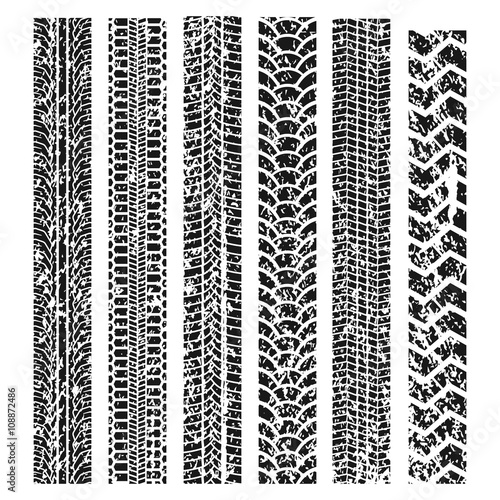 vector tire tracks