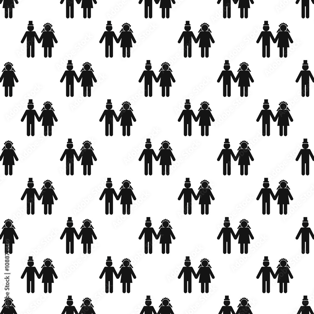 Girl and boy pattern seamless Girl and boy pattern seamless