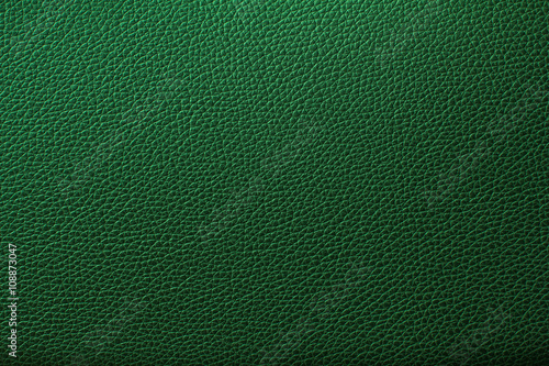 Green leather texture, Green leather bag, Green leather background.