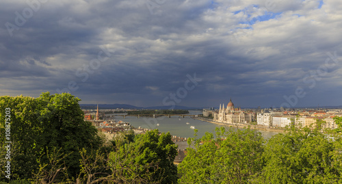Budapest Panorama.View from the Buda Castle