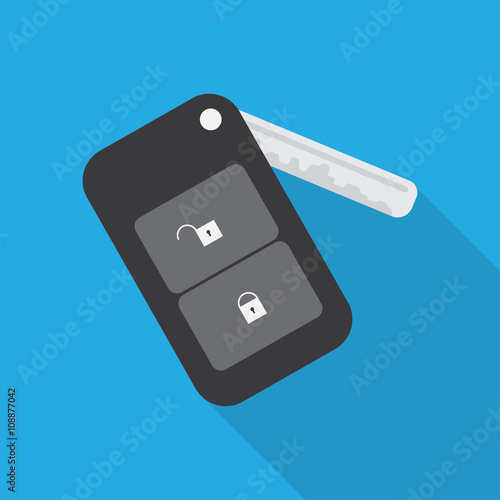 car ignition key with immobilizer