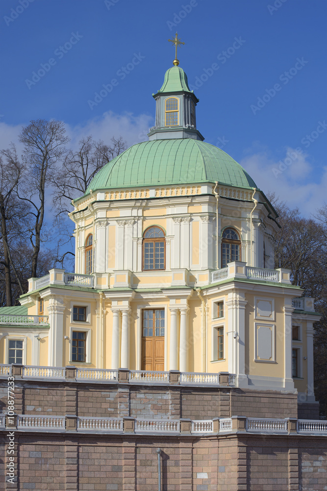 Obraz premium Home Church of St. Panteleimon - Church pavilion of Menshikov's Great Palace. Oranienbaum, Russia