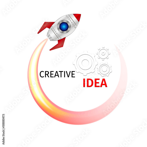 Creative brainstorm concept business idea