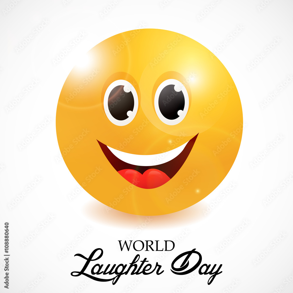 Fototapeta premium World Laughter Day.