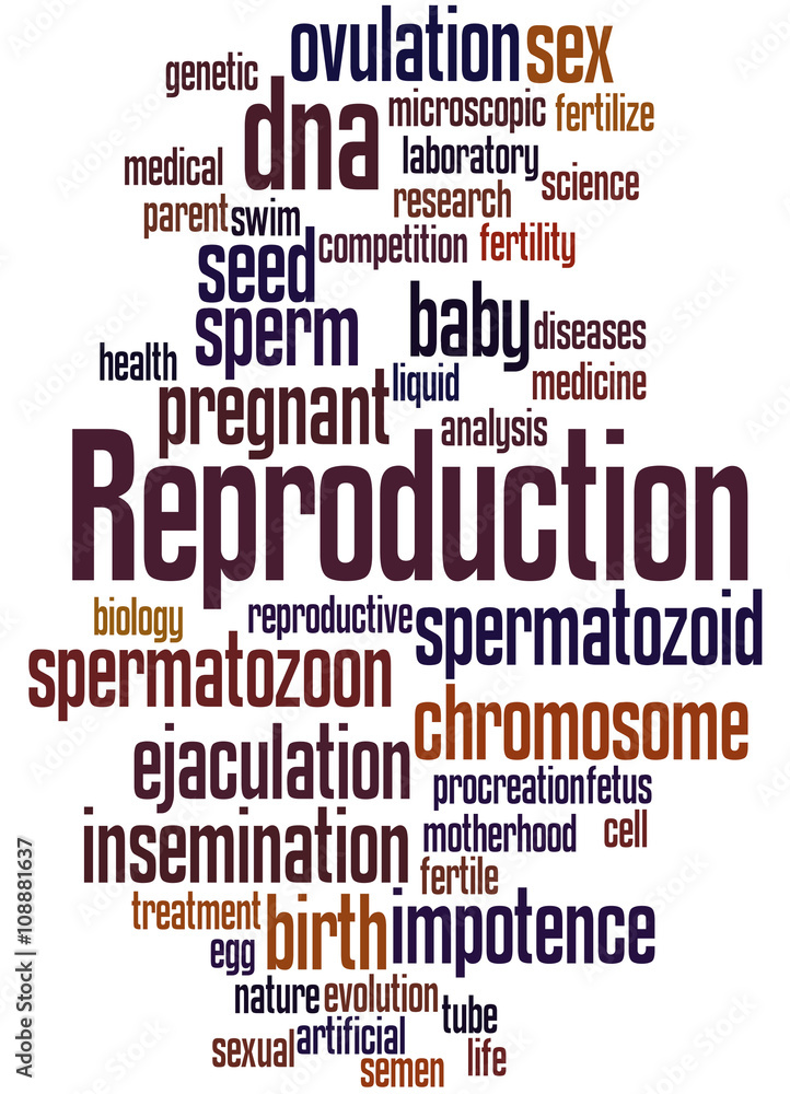 Reproduction, word cloud concept 9 Reproduction, word cloud concept 9