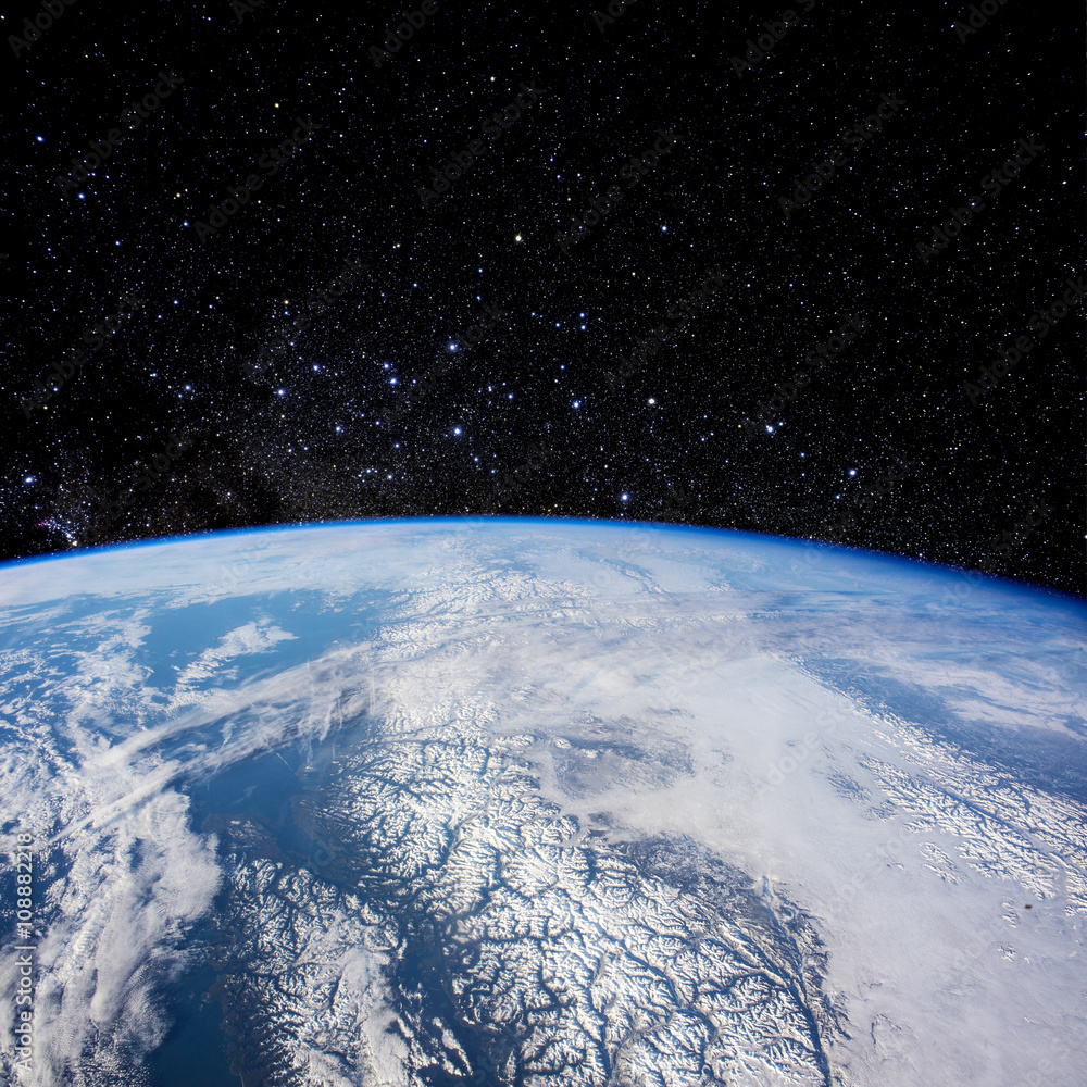 Fototapeta premium Planet Earth from space. Elements of this image furnished by NASA