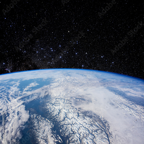 Planet Earth from space. Elements of this image furnished by NASA