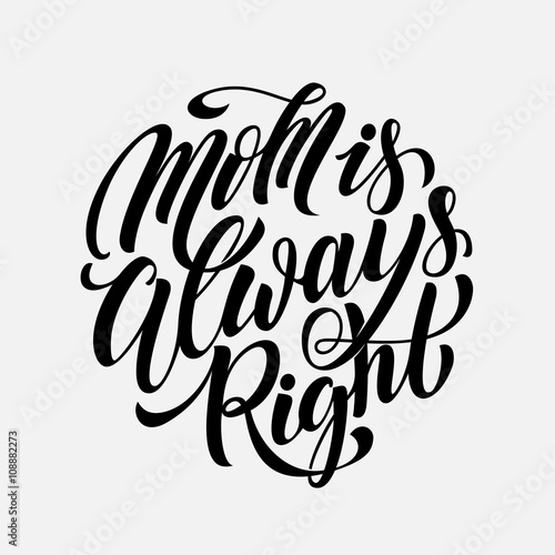 Mother Day greeting card title text