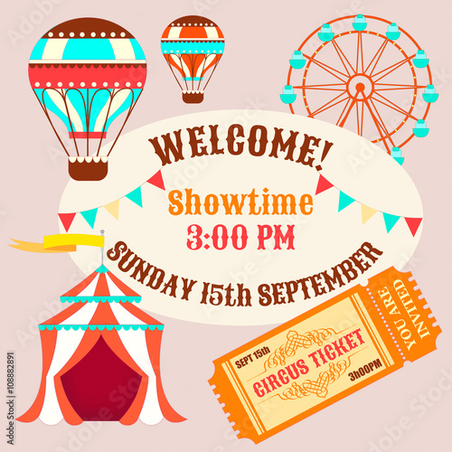 Showtime Circus Poster