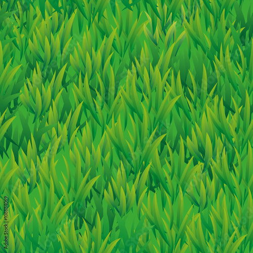 Green grass seamless pattern