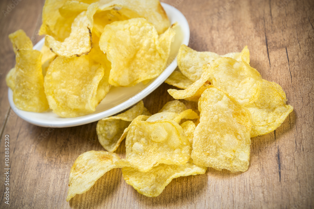 Patatas fritas crujientes Patatas fritas crujientes
