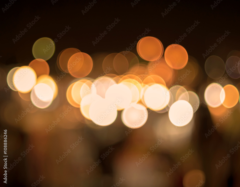 bokeh lighting decor.