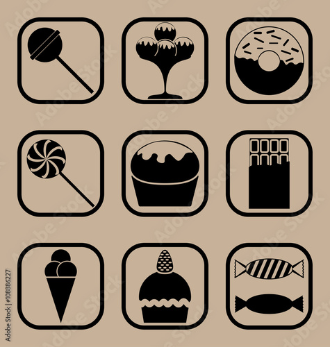 Candy icon set
