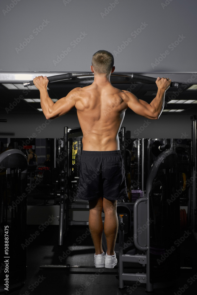 Young bodybuilder in the gym Young bodybuilder in the gym