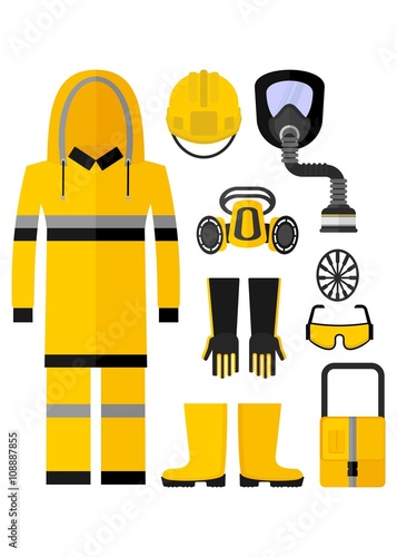 workwear chemical protection suit