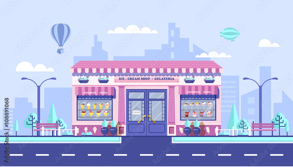 Ice - cream cafe Ice - cream cafe