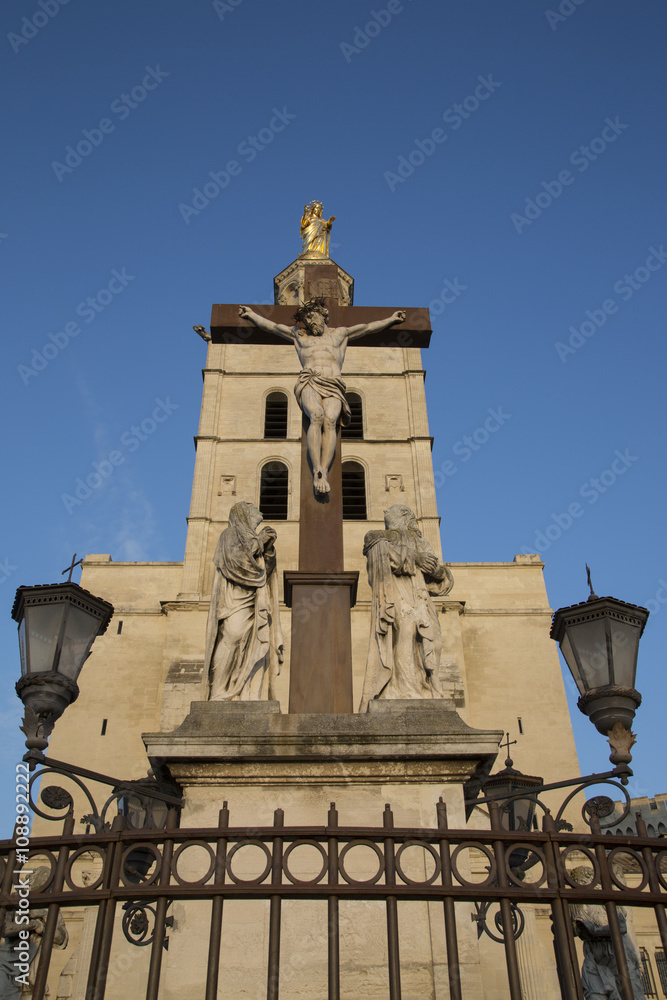 Avignon Cathedral Facade