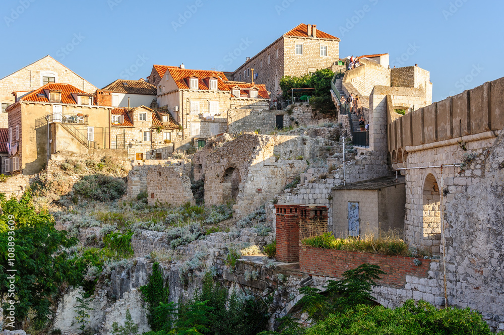 Dubrovnik inner ruins