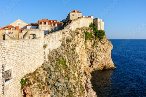 Dubrovnik west defense walls
