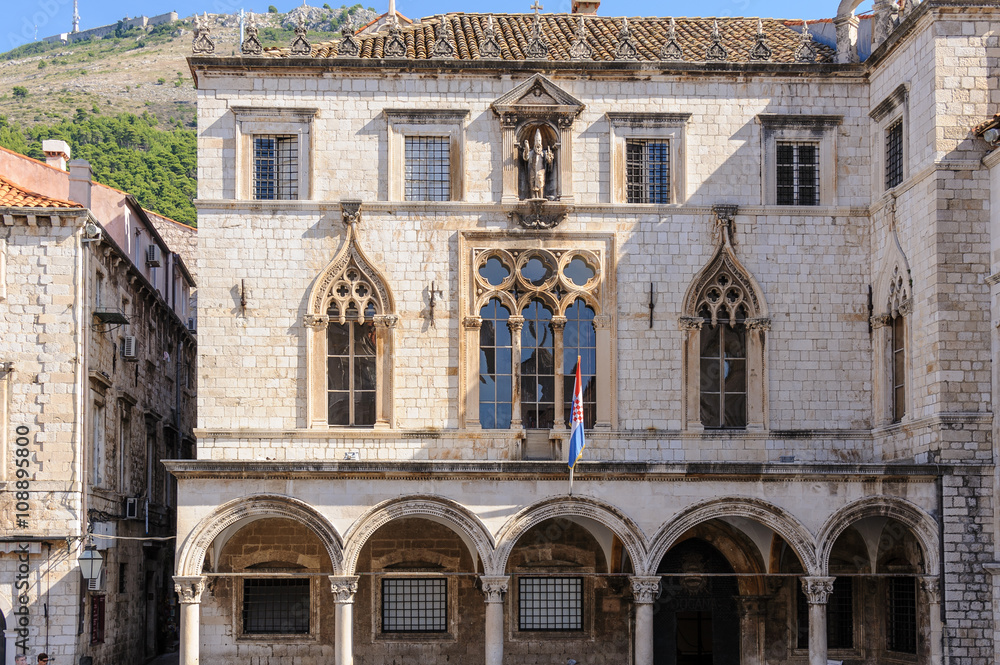 Dubrovnik Sponza Palace - obrazy, fototapety, plakaty 