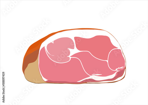 piece of ham