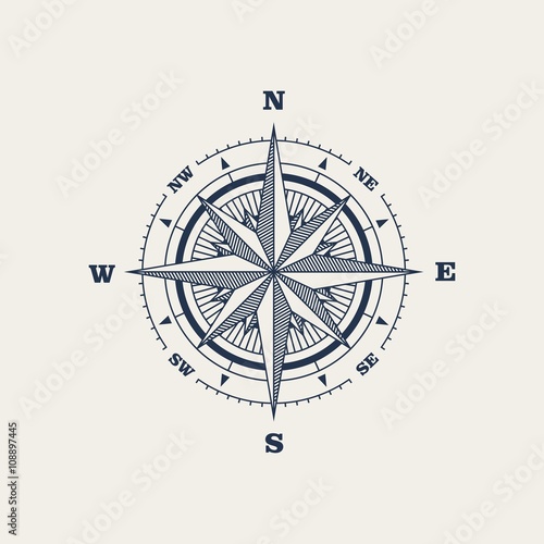 Compass / Vector illustration photo