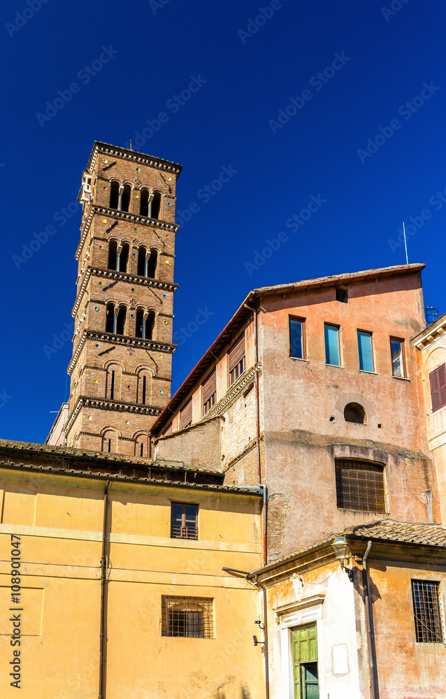 Santa Francesca Romana Church in Roman Forum