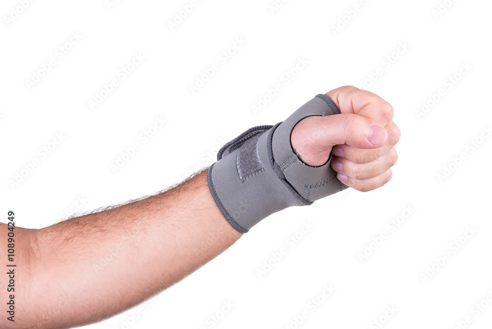 Fototapeta premium Hand with a wrist strap