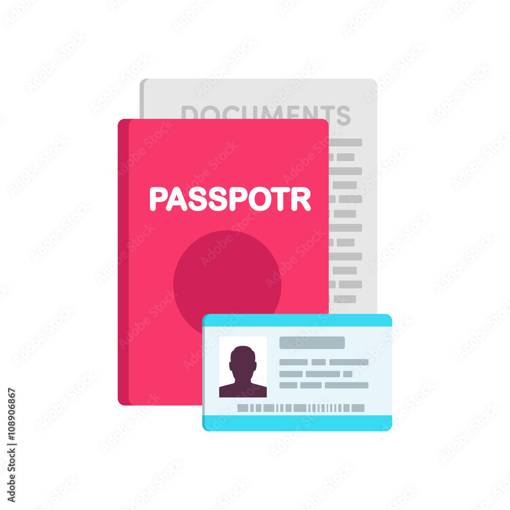 Obraz premium Passport, id, document