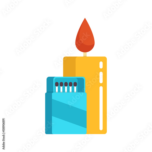 Match and candle