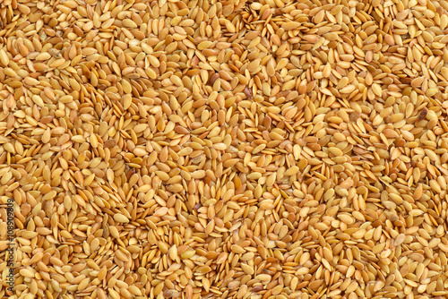 Golden linseed texture or background