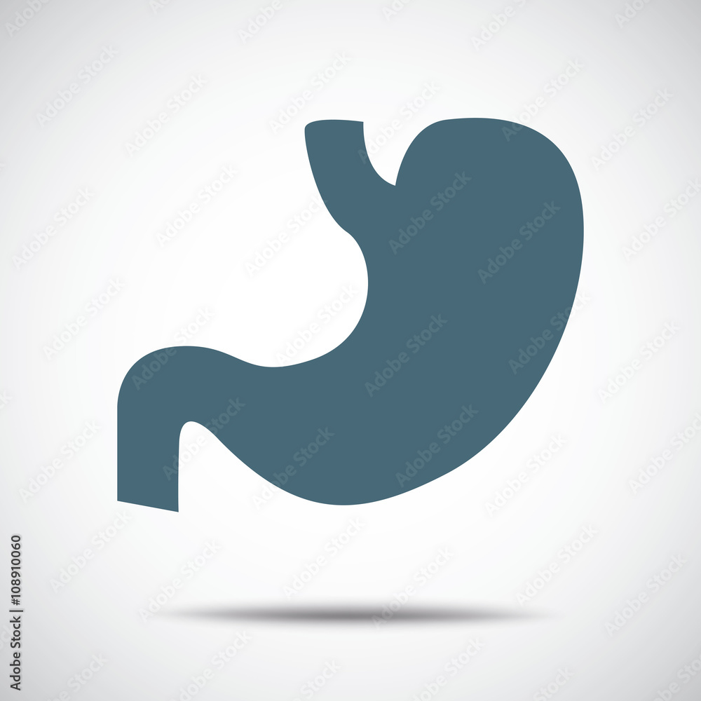 human stomach icon human stomach icon