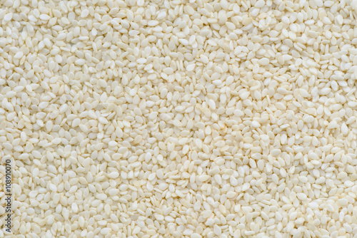 White sesame seed background