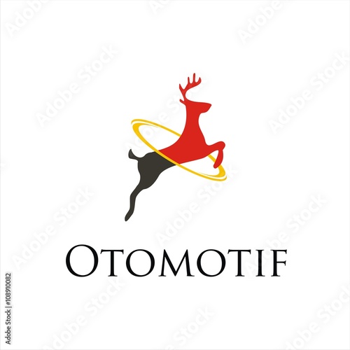 deer logo for fastest car, motorcycle, and tire