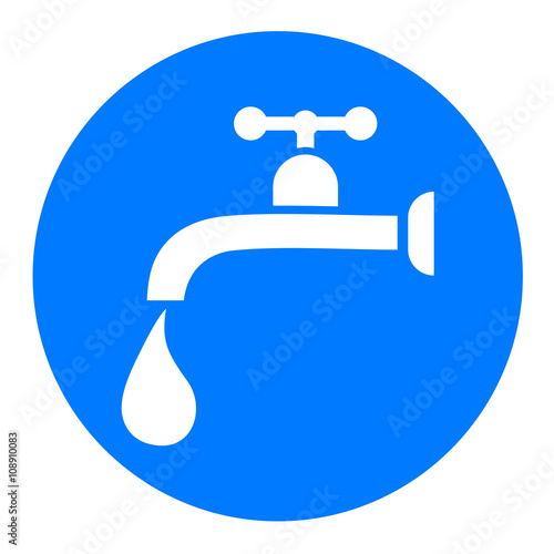 water tap sign