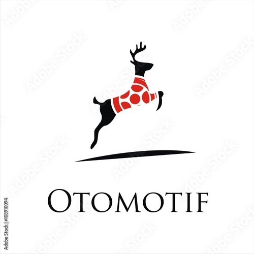 deer logo for fastest car, motorcycle, and tire