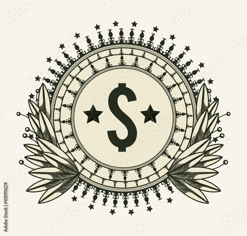 emblem dollar bill  design 