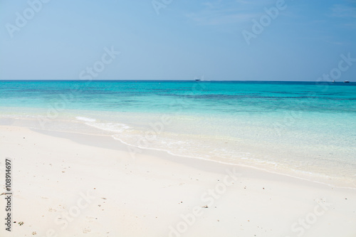 Tropical sea beach in summer season