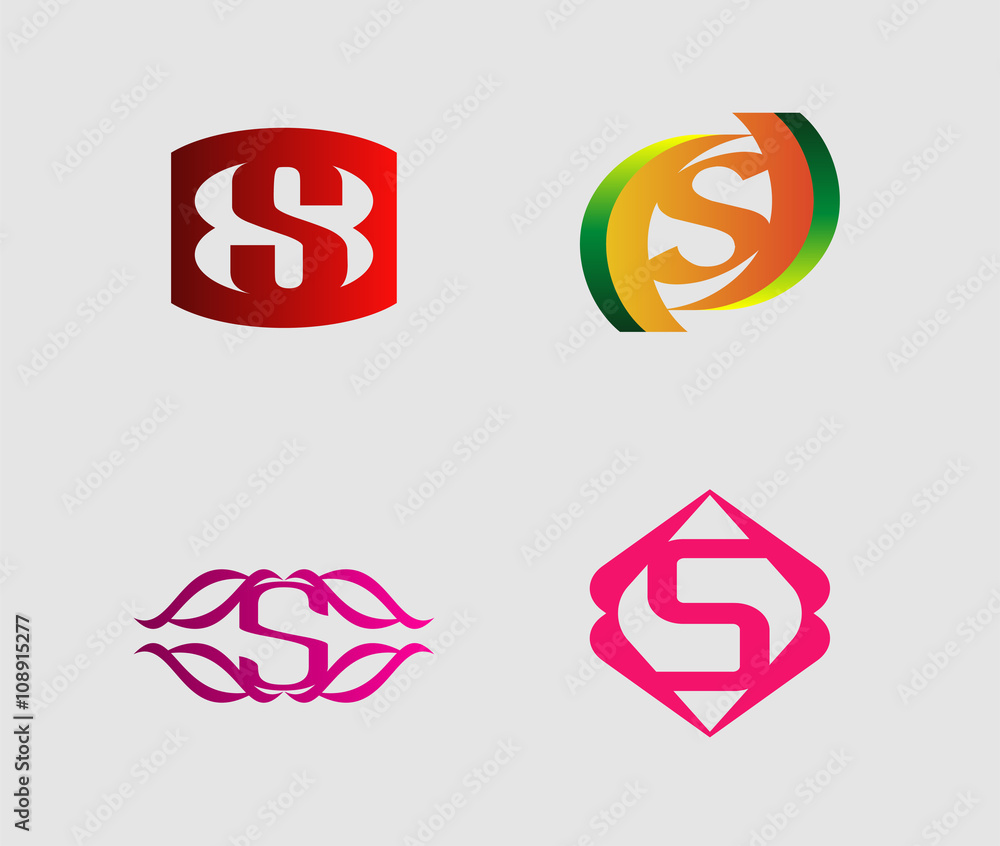 Set Of Alphabet Symbols And Elements Of Letter S, such logo
Set Of Alphabet Symbols And Elements Of Letter S, such logo