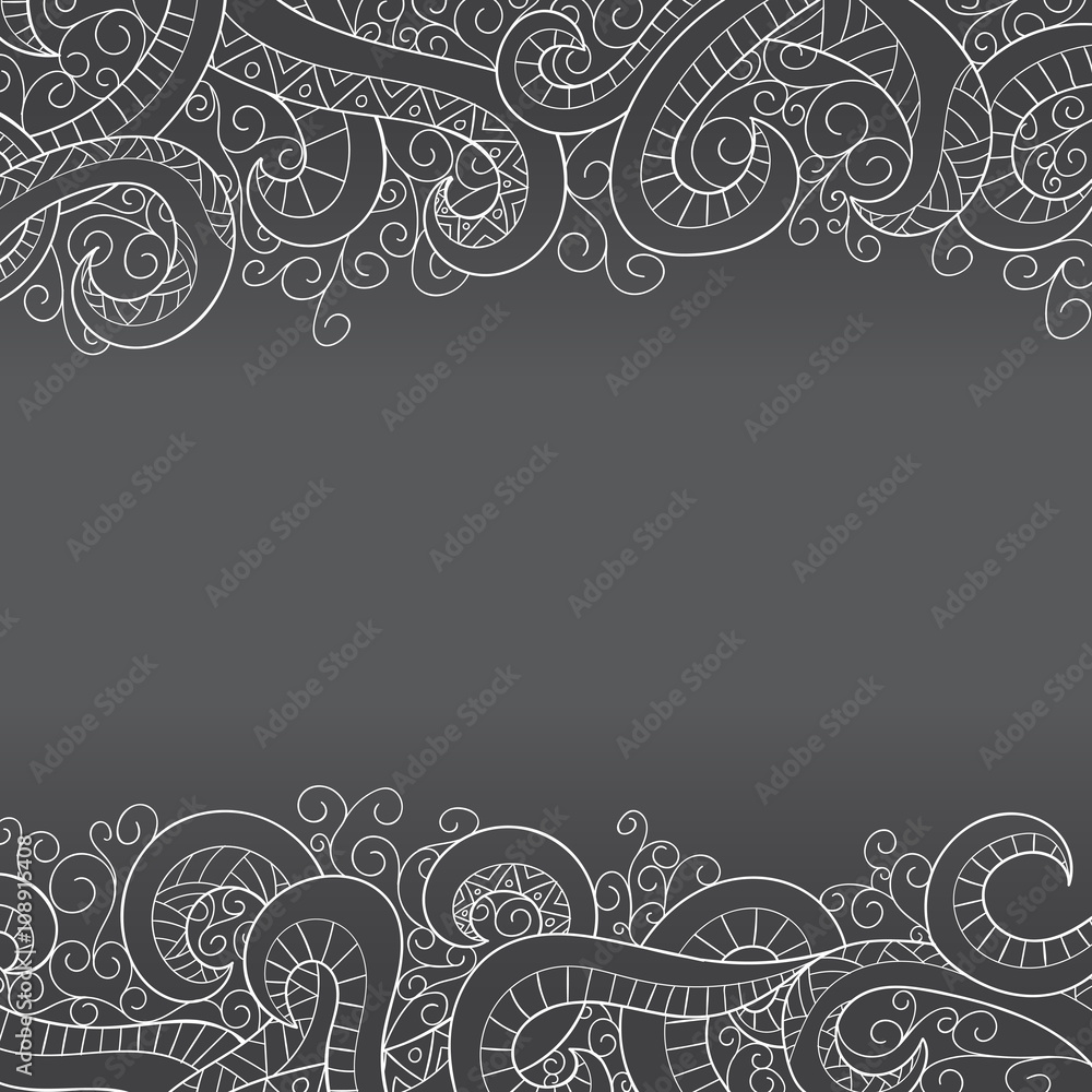 Background with doddle pattern