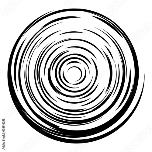 Abstract circle background. Radial lines background.
