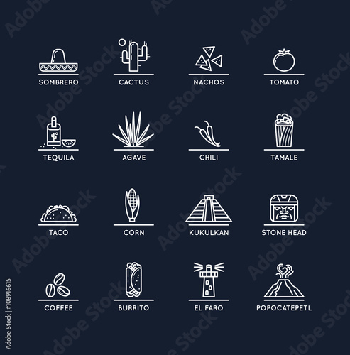 Mexican culture icons