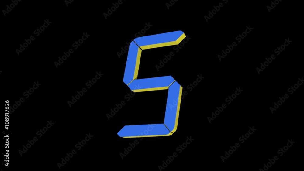 Digital Countdown Counter. PNG + Alpha Digital Countdown Counter. PNG + Alpha